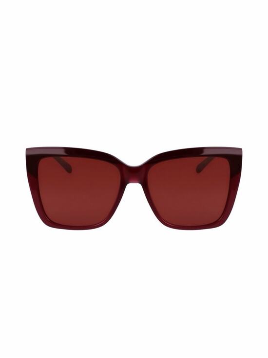 NEW!!! Salvatore Ferragamo SF1102S 606 Deep Burgundy Wine Square Sunglasses main image 4